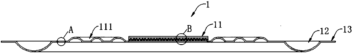 Double-sided adhesive for ultra-wideband loudspeaker diaphragm and preparation method thereof