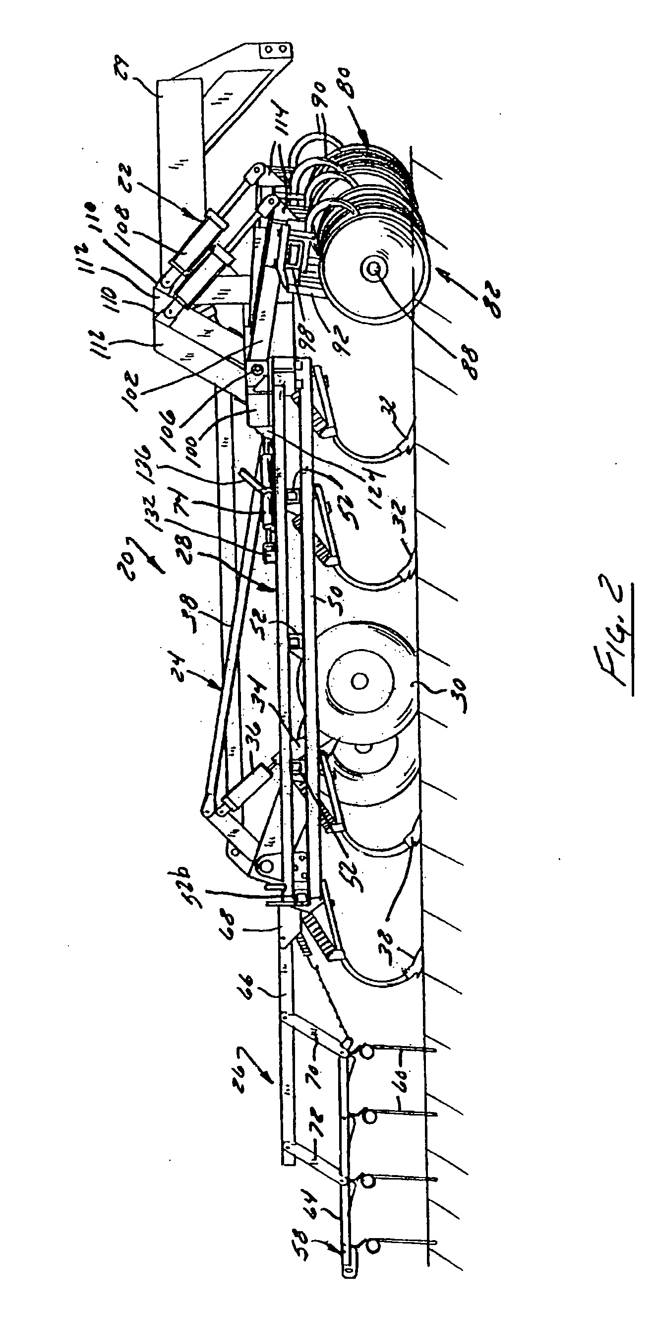 Seedbed preparation implement having rotary disc with adjustable gang angle