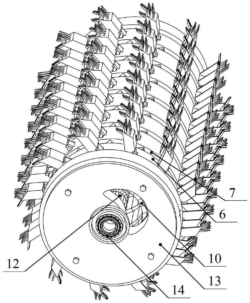 Composite collecting mechanism of seabed mining vehicle and using method of composite collecting mechanism