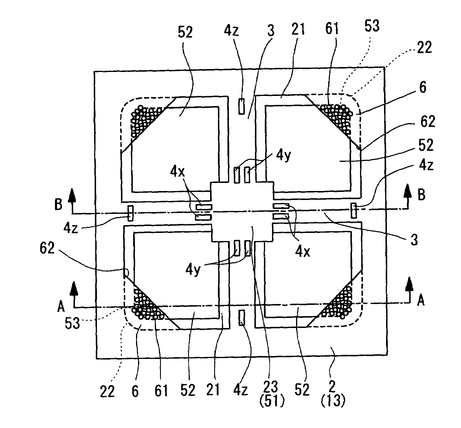 Semiconductor acceleration sensor and method of manufacturing the same