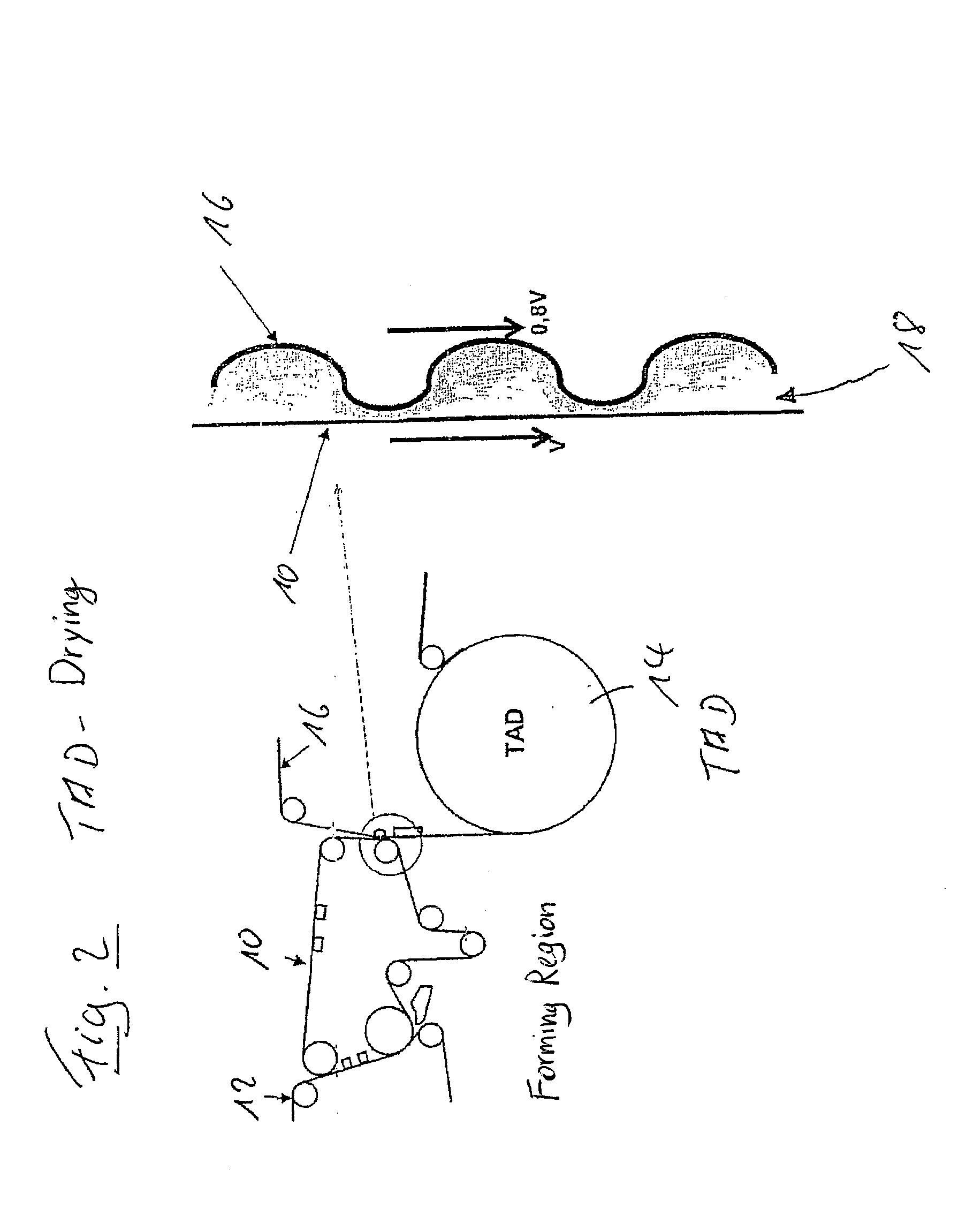 Machine for producing a fibrous web