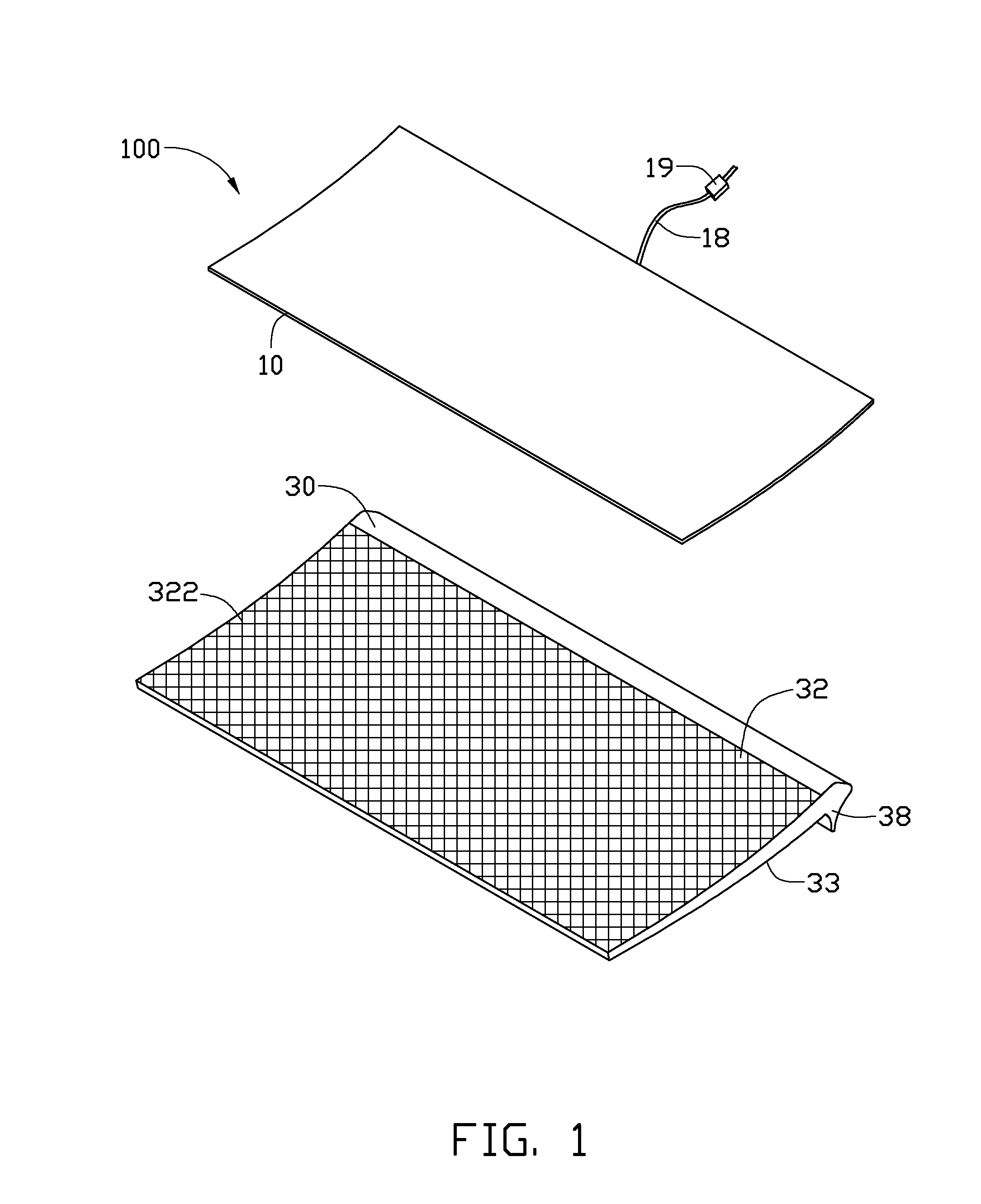 Touch-type transparent keyboard