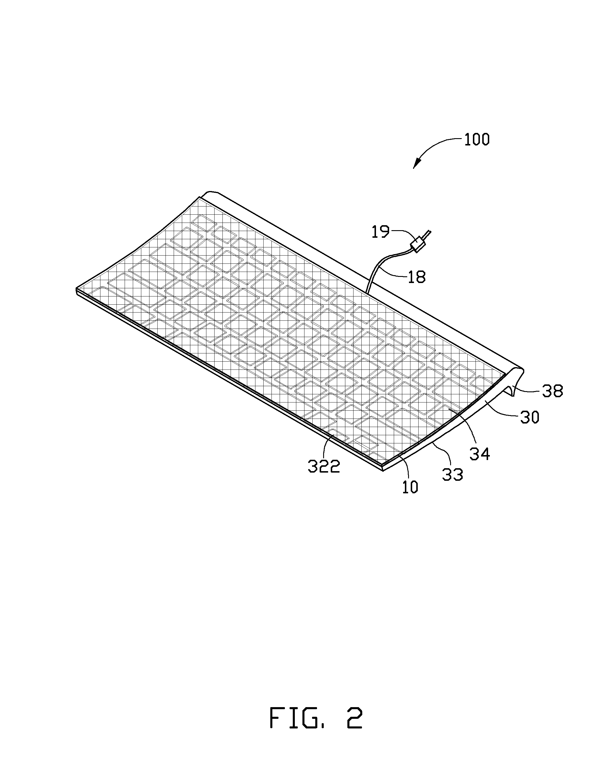 Touch-type transparent keyboard