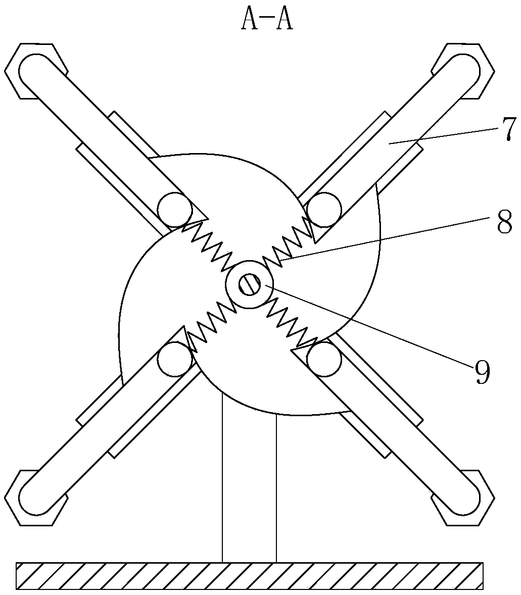 Tool for repairing of inner round face of motor end cover