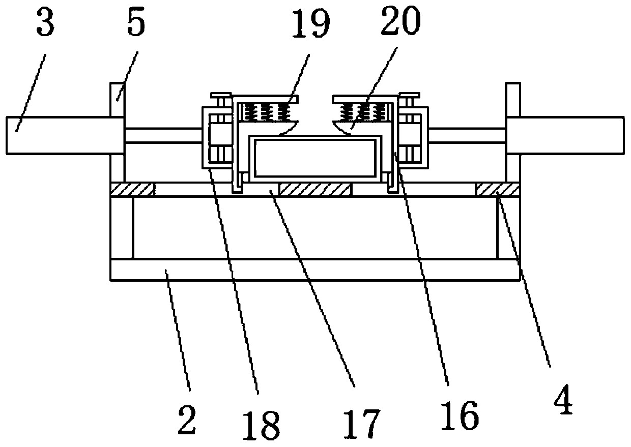 Square tube material cutting device for machining