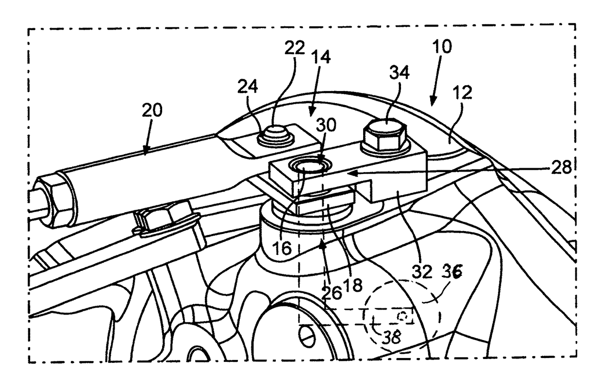 Valve device for a turbine of an exhaust gas turbocharger