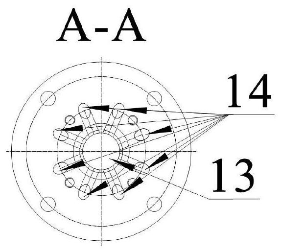 A cylindrical heating rod test section with a chamber and its parameter measurement method