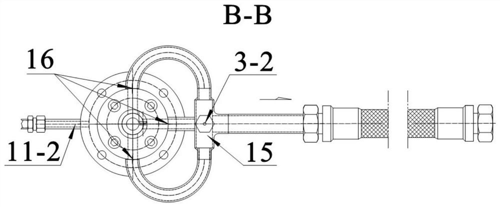 A cylindrical heating rod test section with a chamber and its parameter measurement method