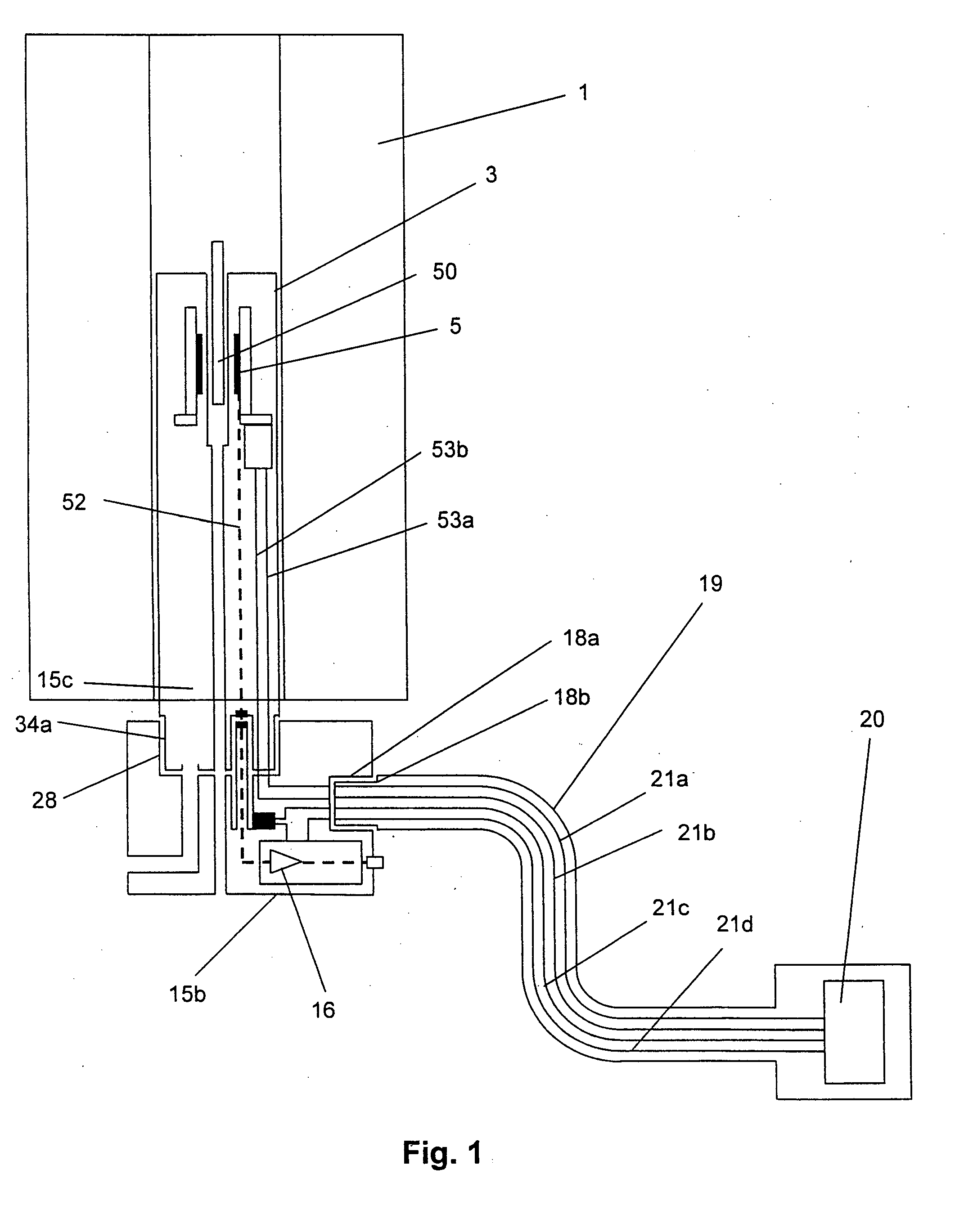 Cooled NMR probe head which can be coupled