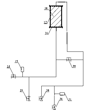 Device and method for measuring instantaneous pneumatic pulse permeability of low-permeability rock