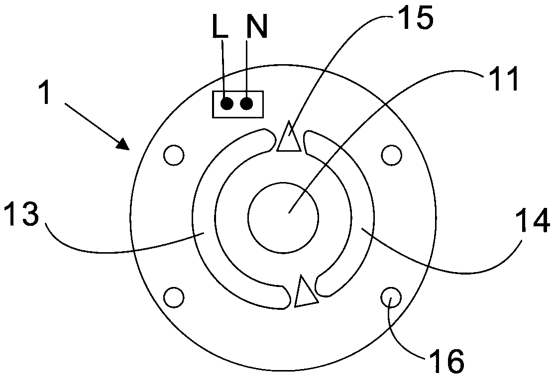 Self-locking power connector