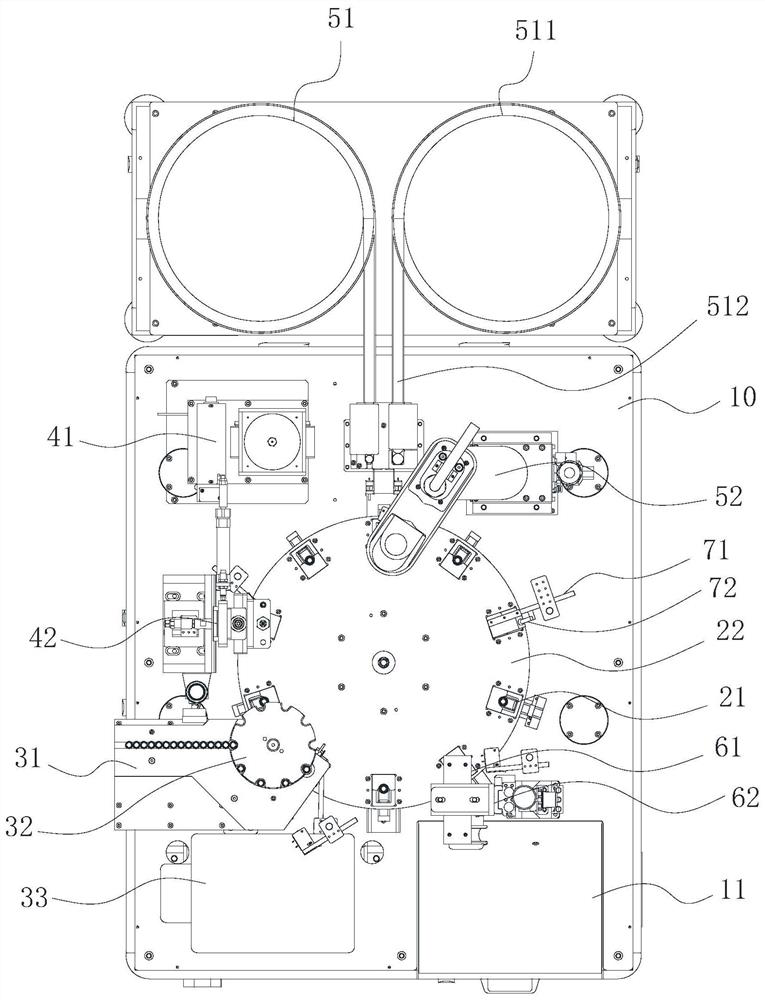 Trace biological reagent filling machine