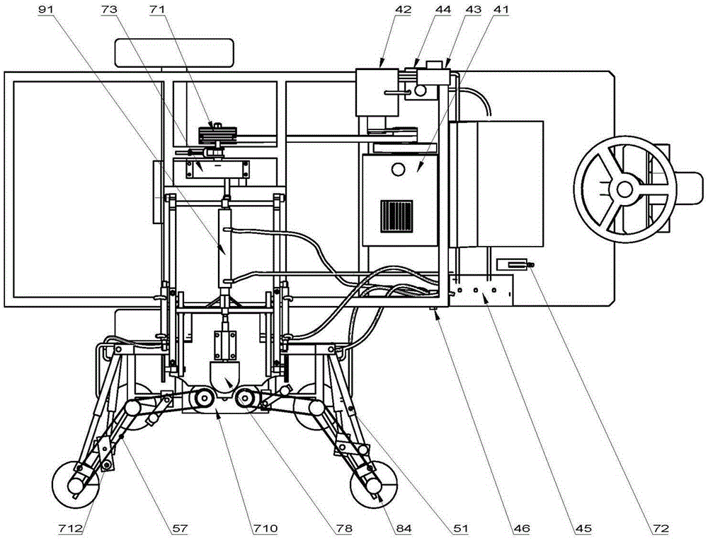 Vehicle-mounted fruit tree fertilization digging machine