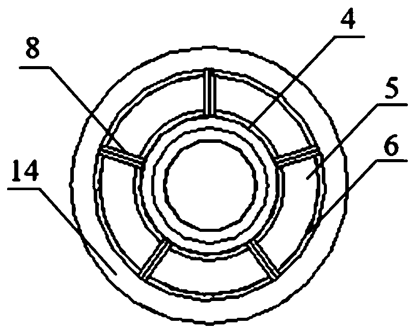 Assembly movable type anti-detonation device applied to round pier stud and construction method and replacing method of assembly movable type anti-detonation device