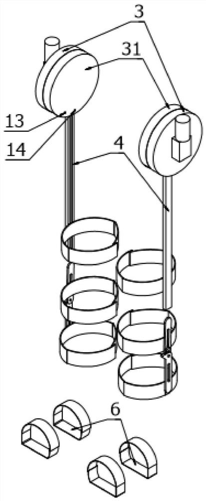 Assisted walking device based on ratchet wheel and pawl mechanism and worm wheel and worm speed reduction motor