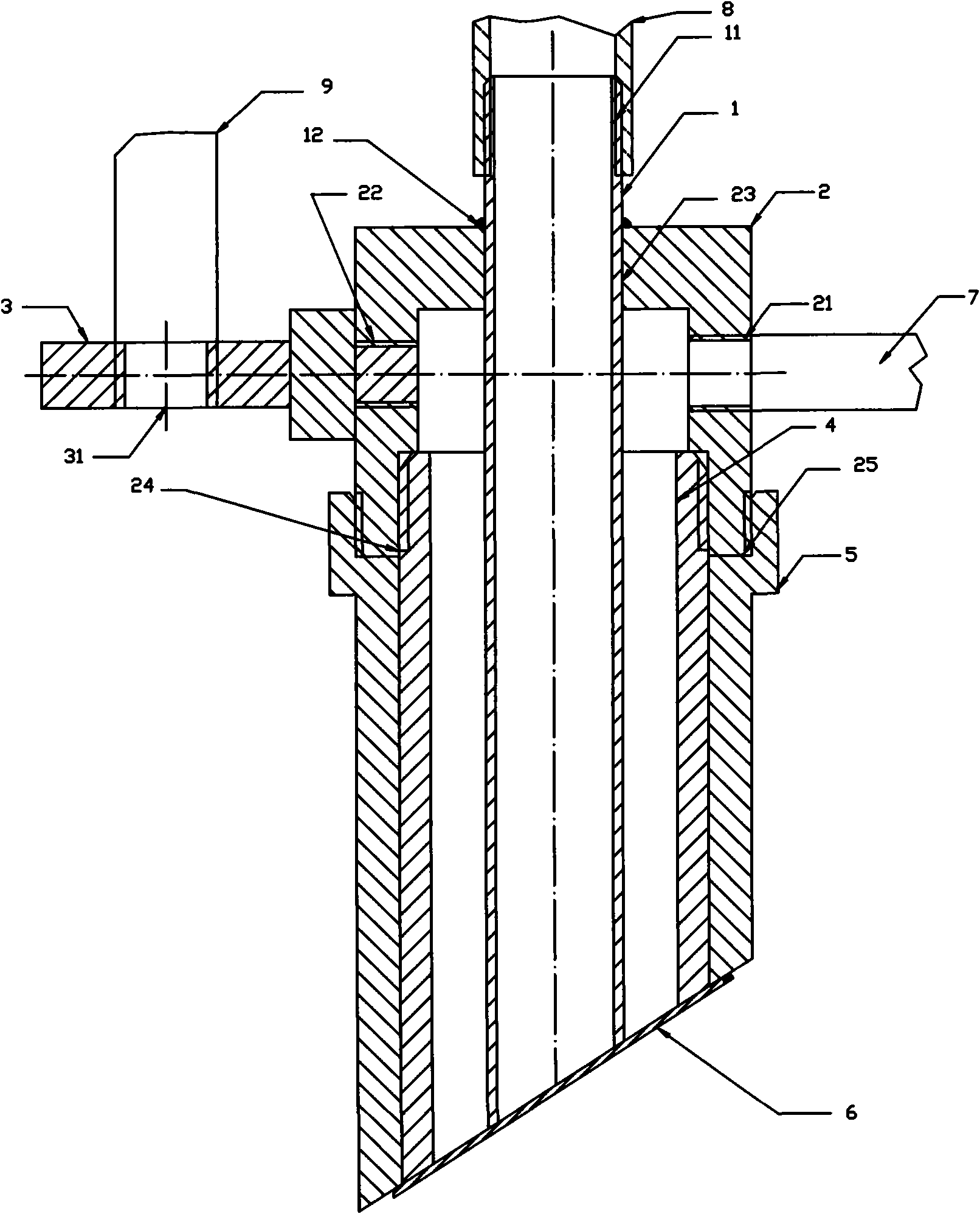 Bag-cultivated edible fungi liquid spawn inoculation sealing device and operation process thereof