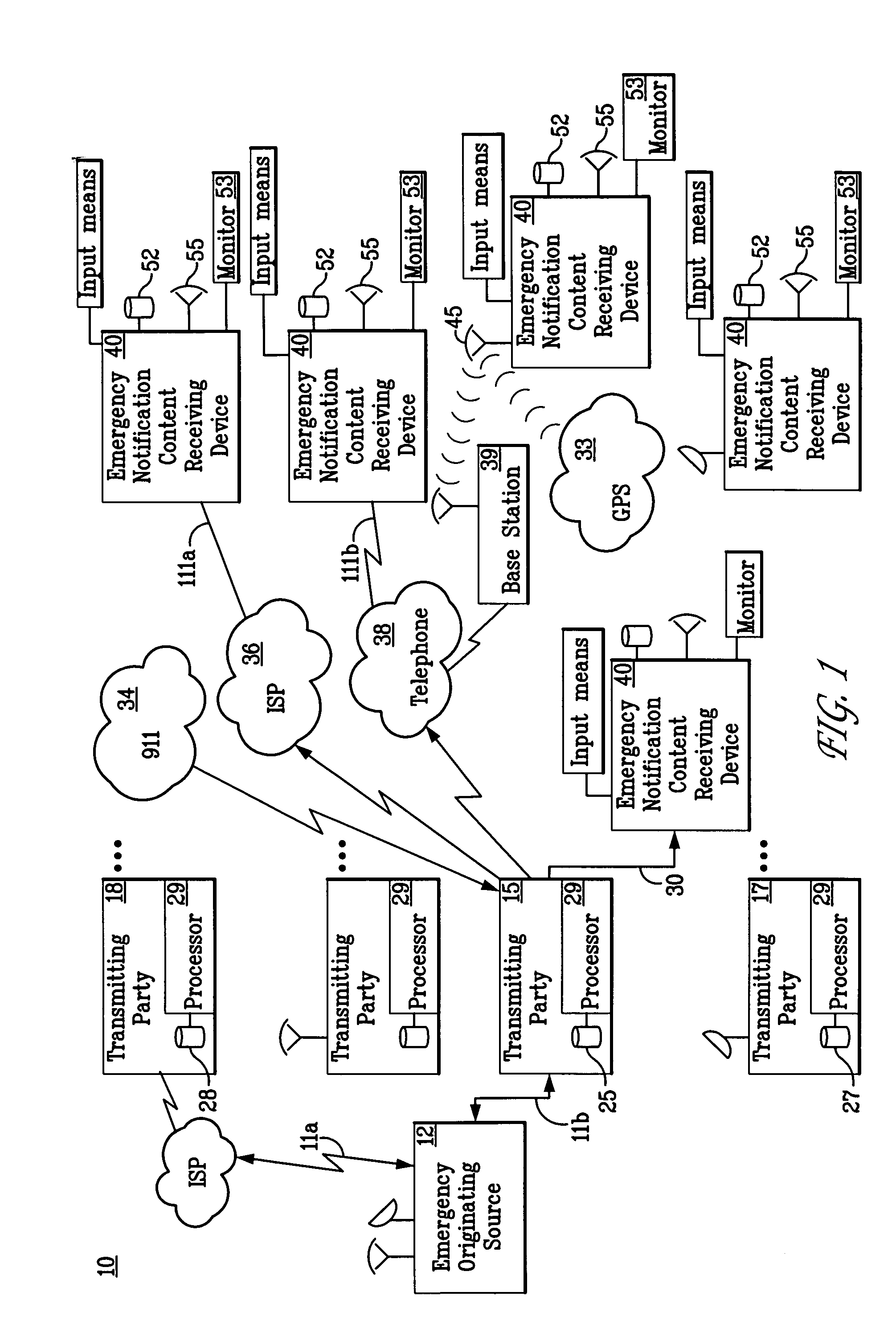 System and method for emergency notification content delivery