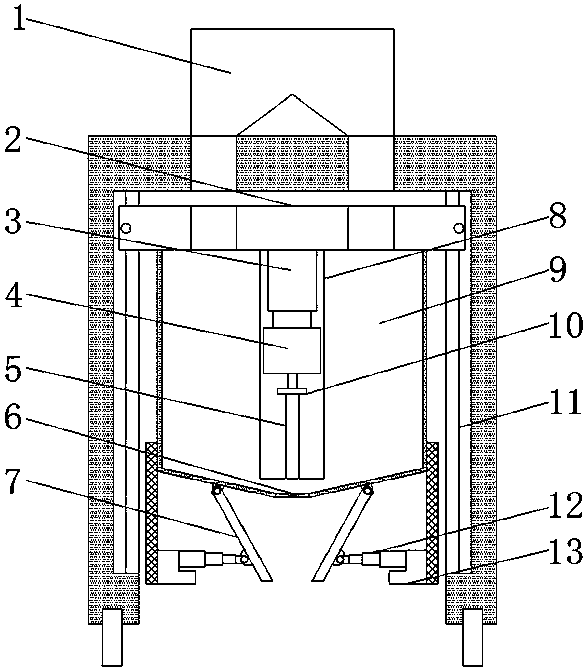 Road structural joint filling device