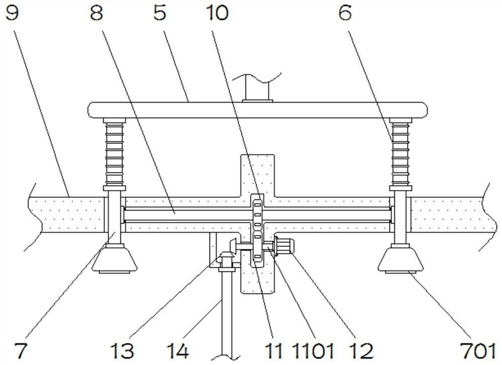 Washing-type factory processing gas dust-settling device with multi-stage purification function