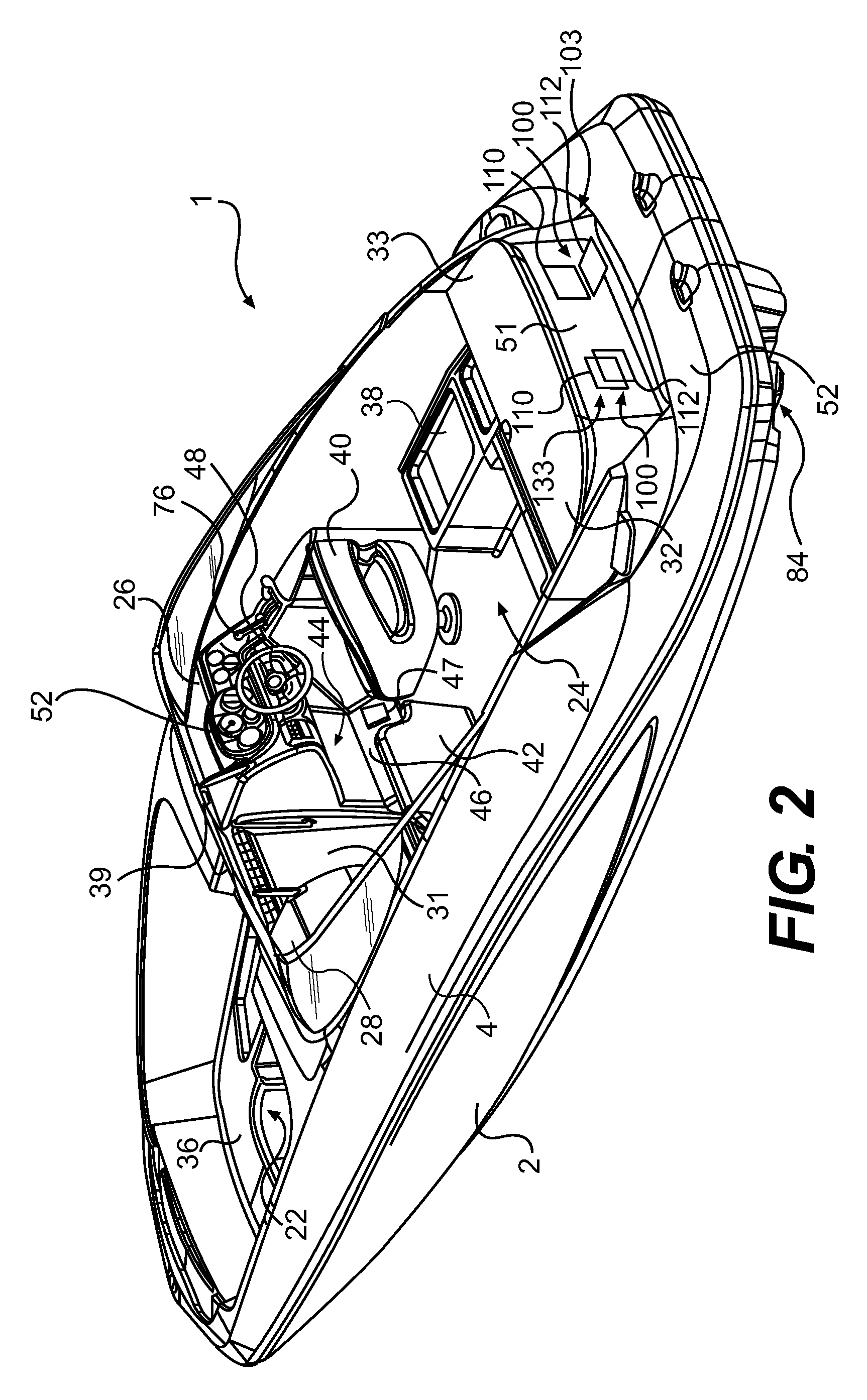 Convertible seat assembly for a watercraft
