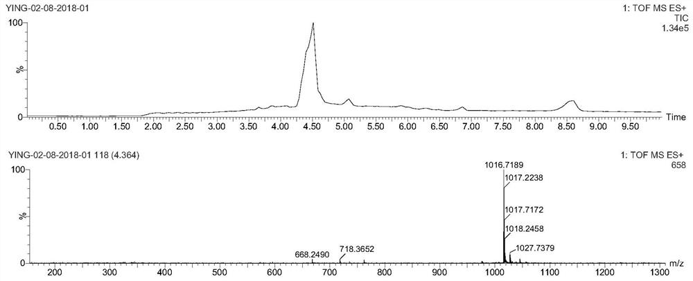 A kind of polypeptide prodrug modified by Evans blue and its preparation and application