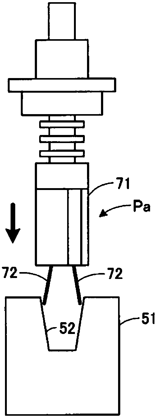 Rectifying device, mounting device, rectifying method