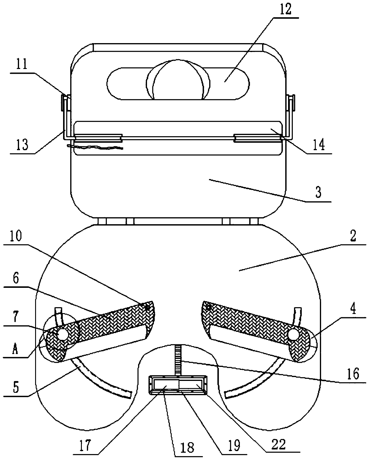 An adjustable gynecological lower body examination device