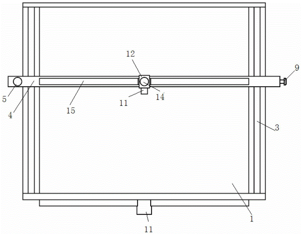 Blackboard with automatic blackboard eraser