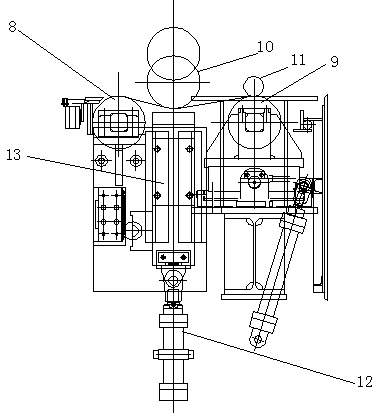Stable anti-shaking device of double-stand leveling unit band steel and control method thereof