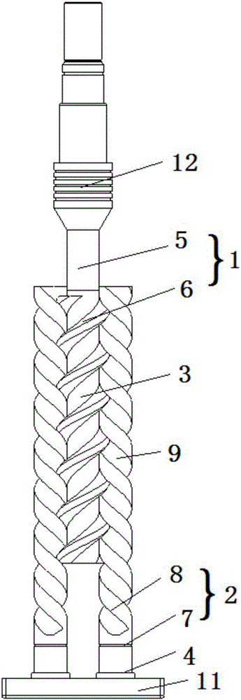 Hydraulic-balance screw pump assembly