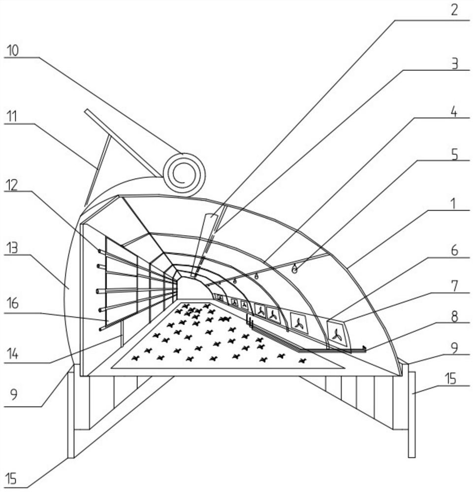 Assembly type greenhouse structure