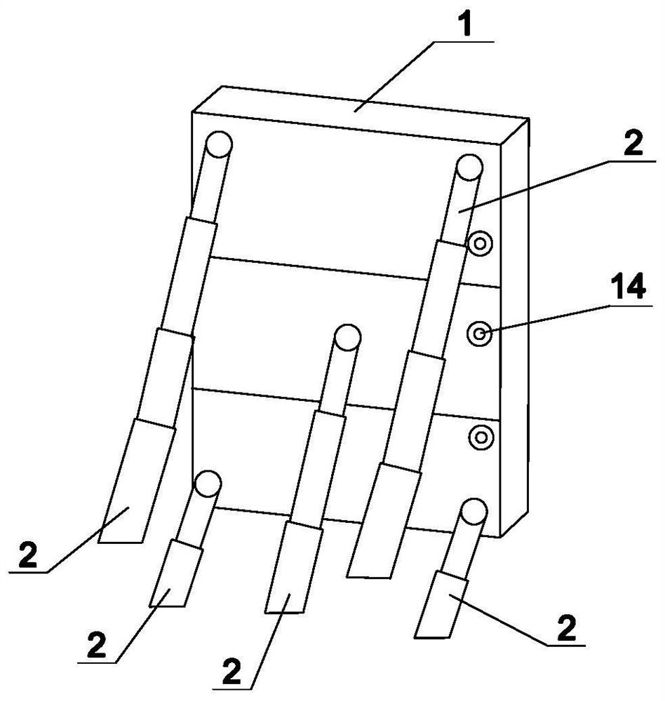 An experimental device and method for quickly closing the upper corner to prevent gas leakage