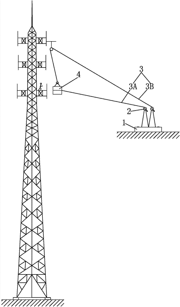 Communication tower equipment hoisting method