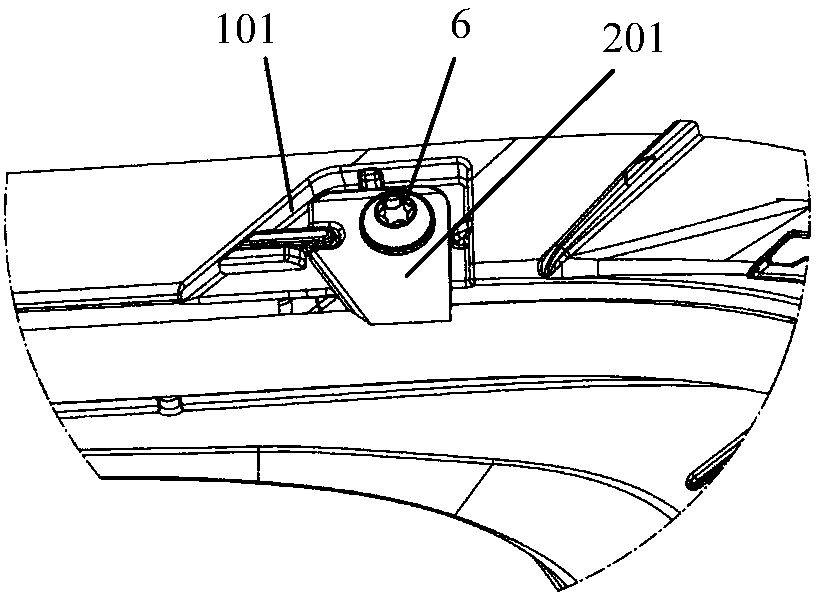 Light guide fixing assembly for vehicle lamp, vehicle lamp and vehicle