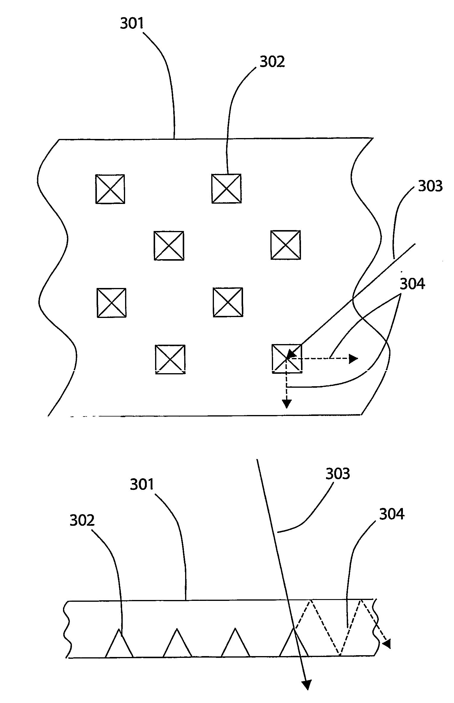Coordinate detection system for a display monitor