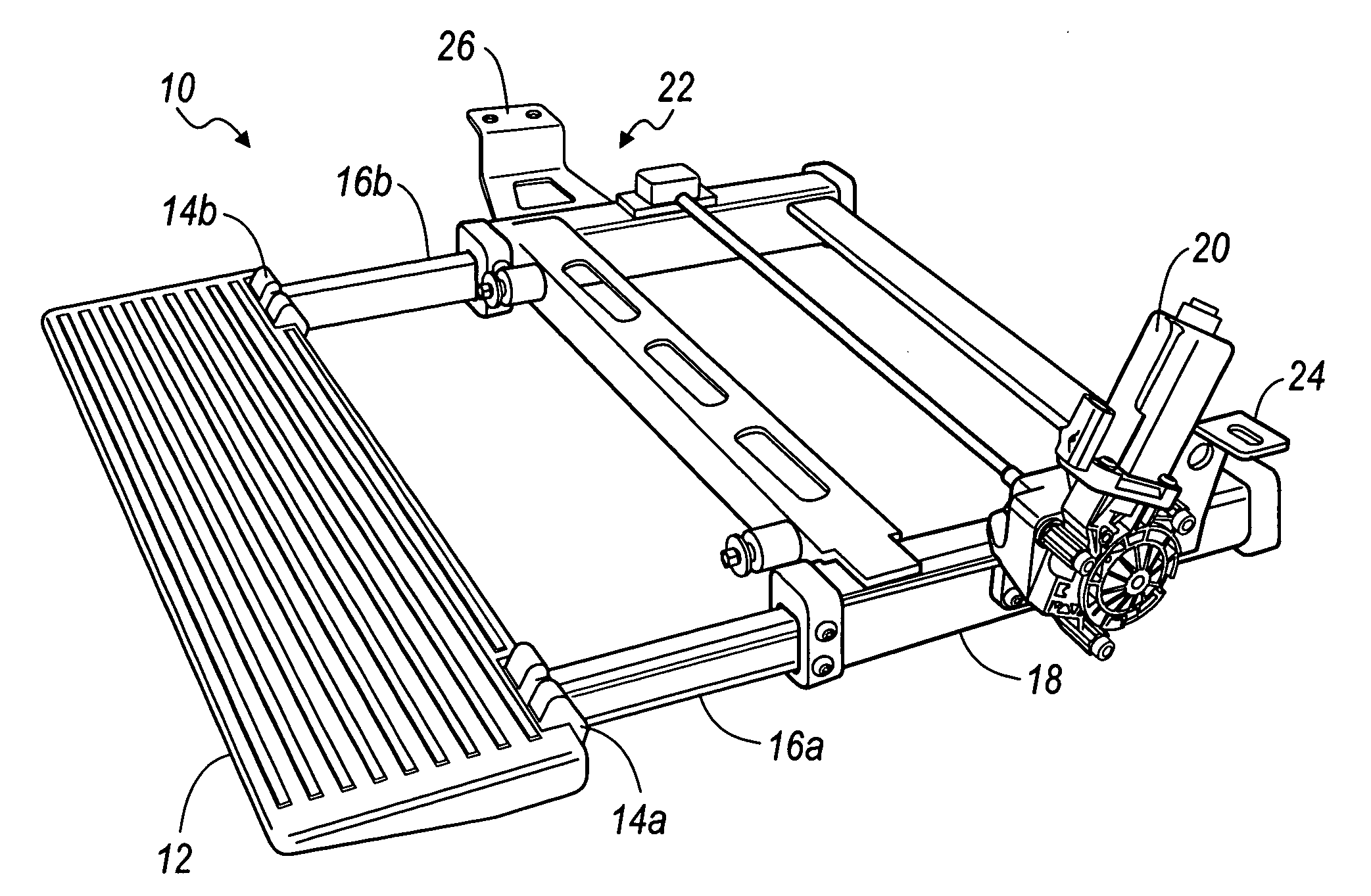 Automated deployable running board