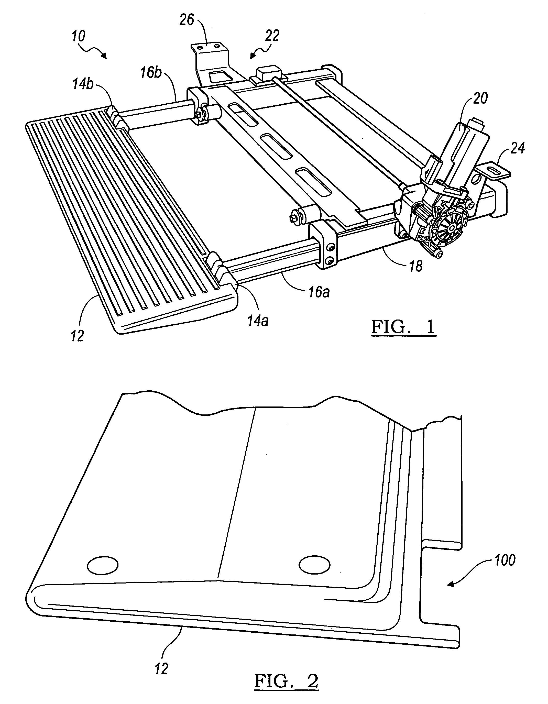 Automated deployable running board