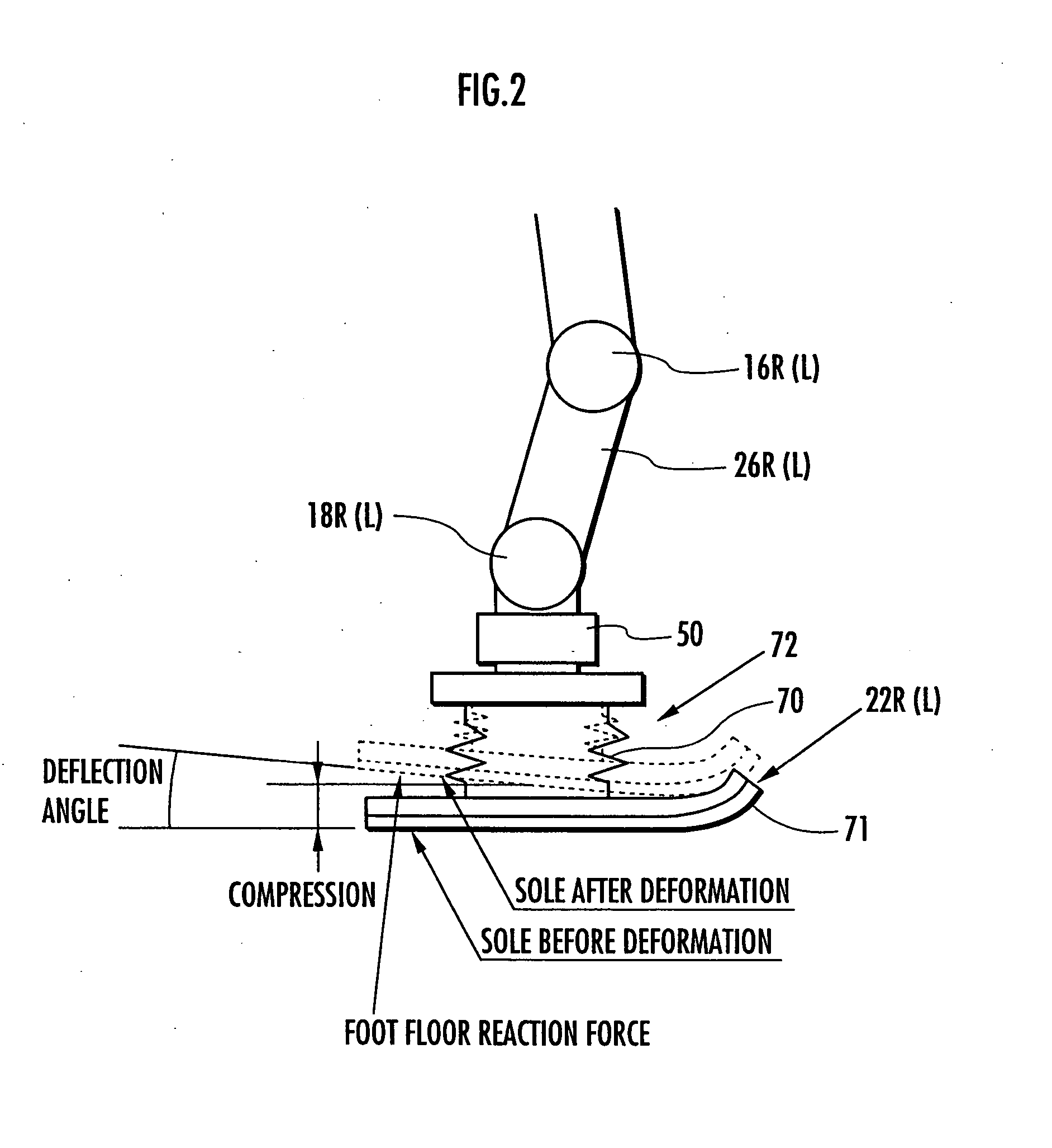 Control device for legged mobile robot