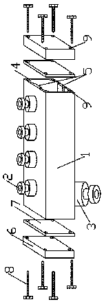 Air distribution pipe for color selector