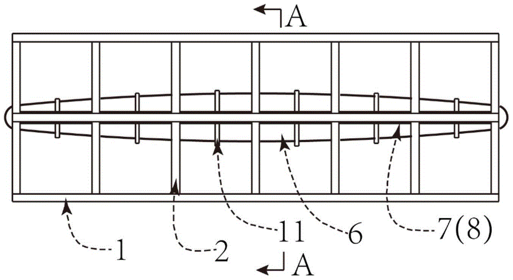 An airbag beam truss for large offshore platforms