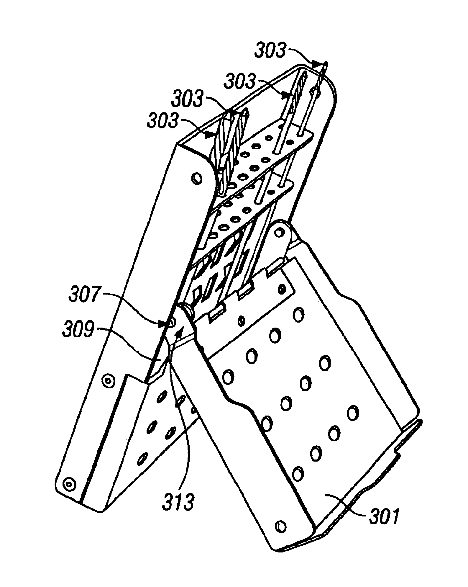 Sterilization case for surgical instruments