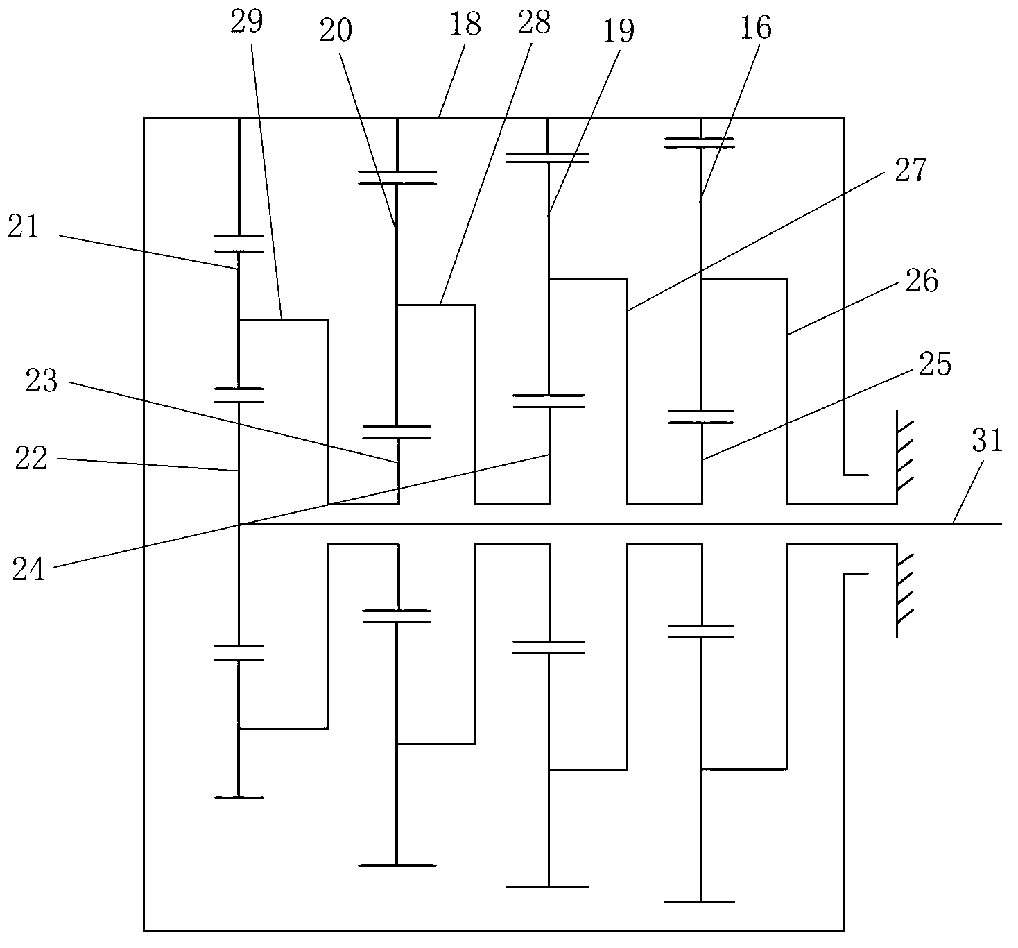 Wind generating set and variable pitch driving system thereof