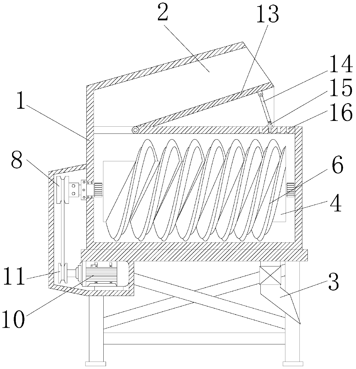 Plastic woven bag crushing equipment