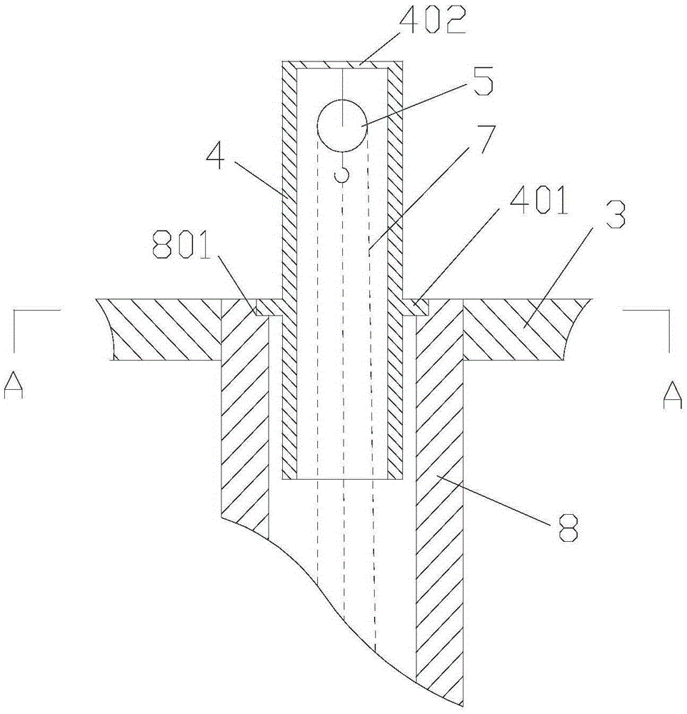 An in-pipe redistribution film generating device for automatically cleaning smoke and dirt outside the pipe