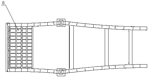 Method for establishing buckling and hanging system by using arch rib structure of edge span
