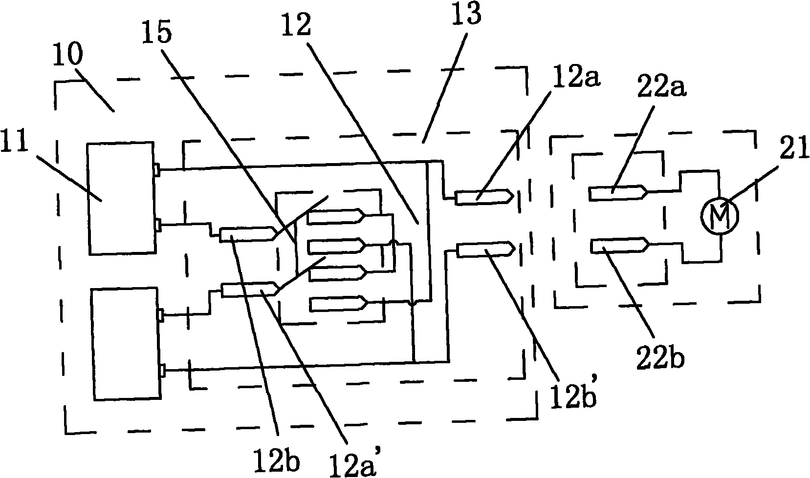 Battery pack and combination of battery pack and electric device