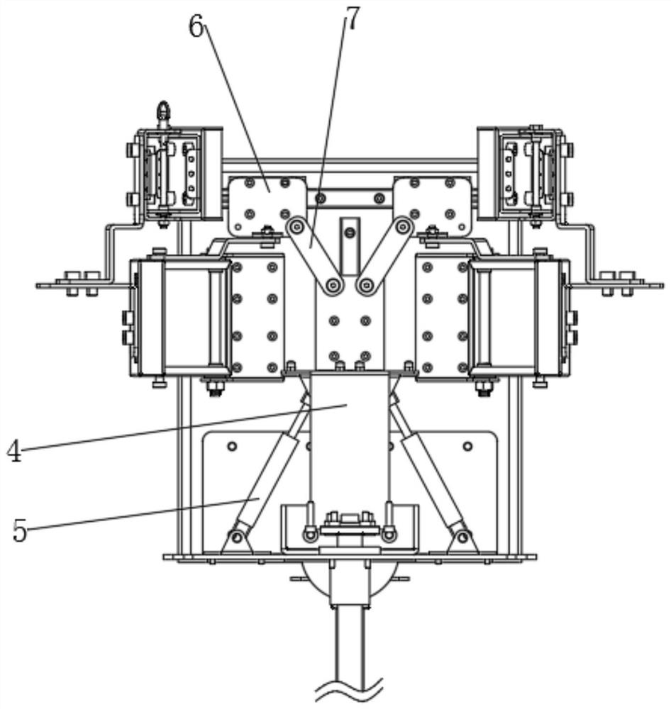 Self-stress horizontal rear encircling type spine decompression and fixation seat and fixation method thereof