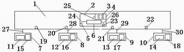 Energy conservation elevator analogue control system and control method thereof