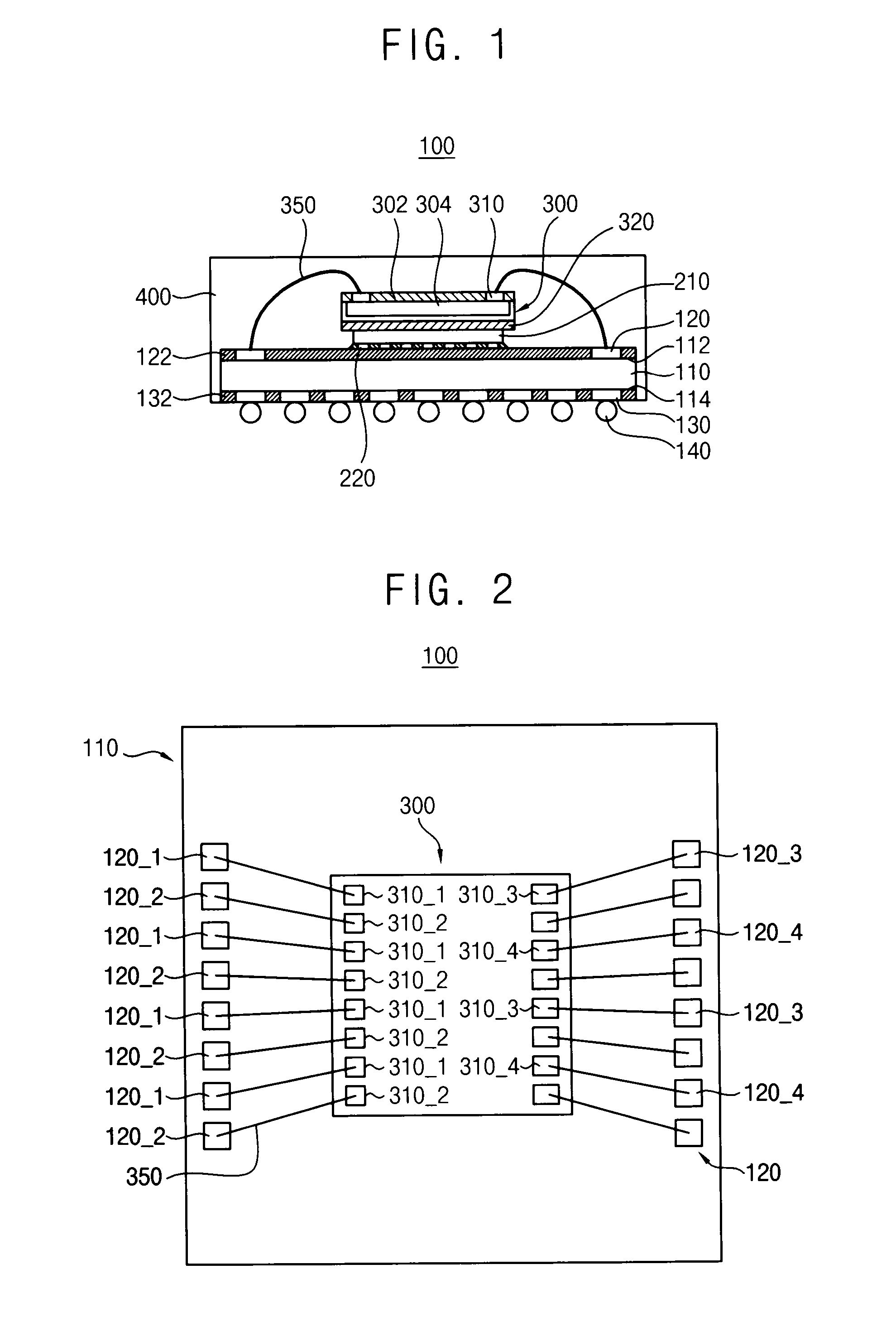 Semiconductor packages and methods of manufacturing semiconductor packages