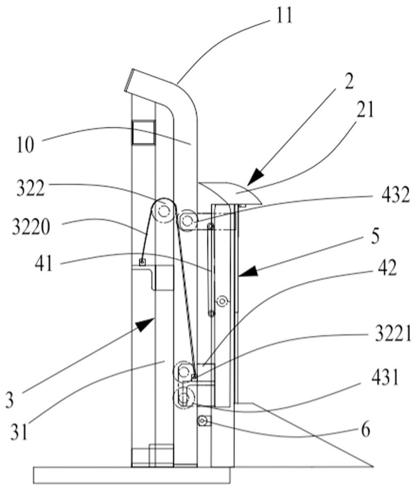 Garbage can lifting device and using method thereof